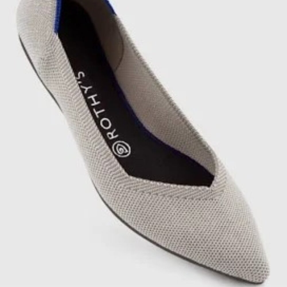 Rothy's The Point Dove Grey Size 6.5
